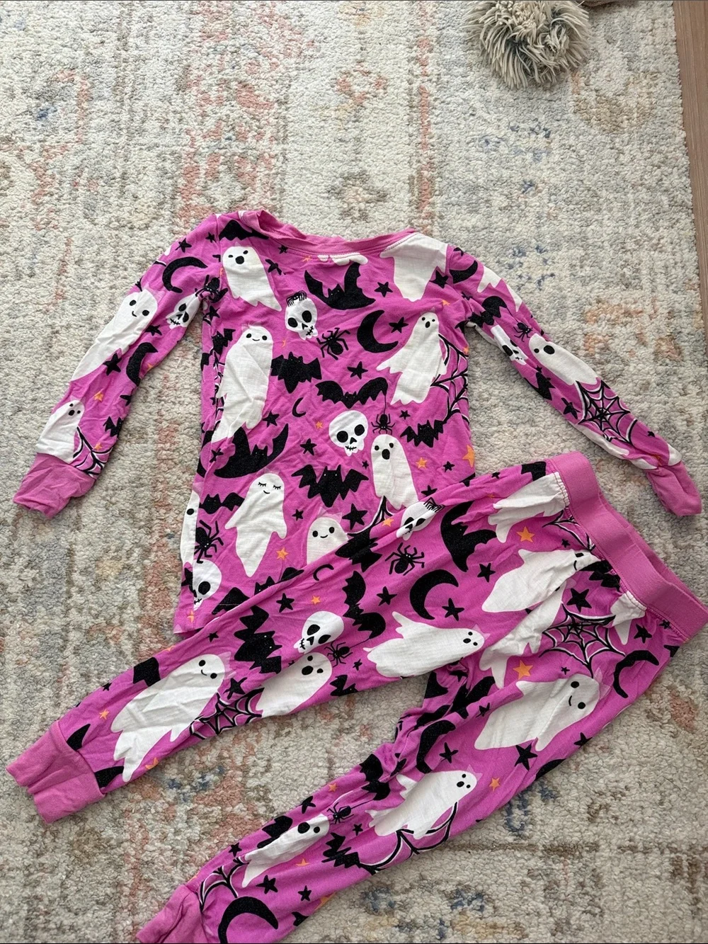 Little Sleepies Halloween Pink 2 piece Pajama